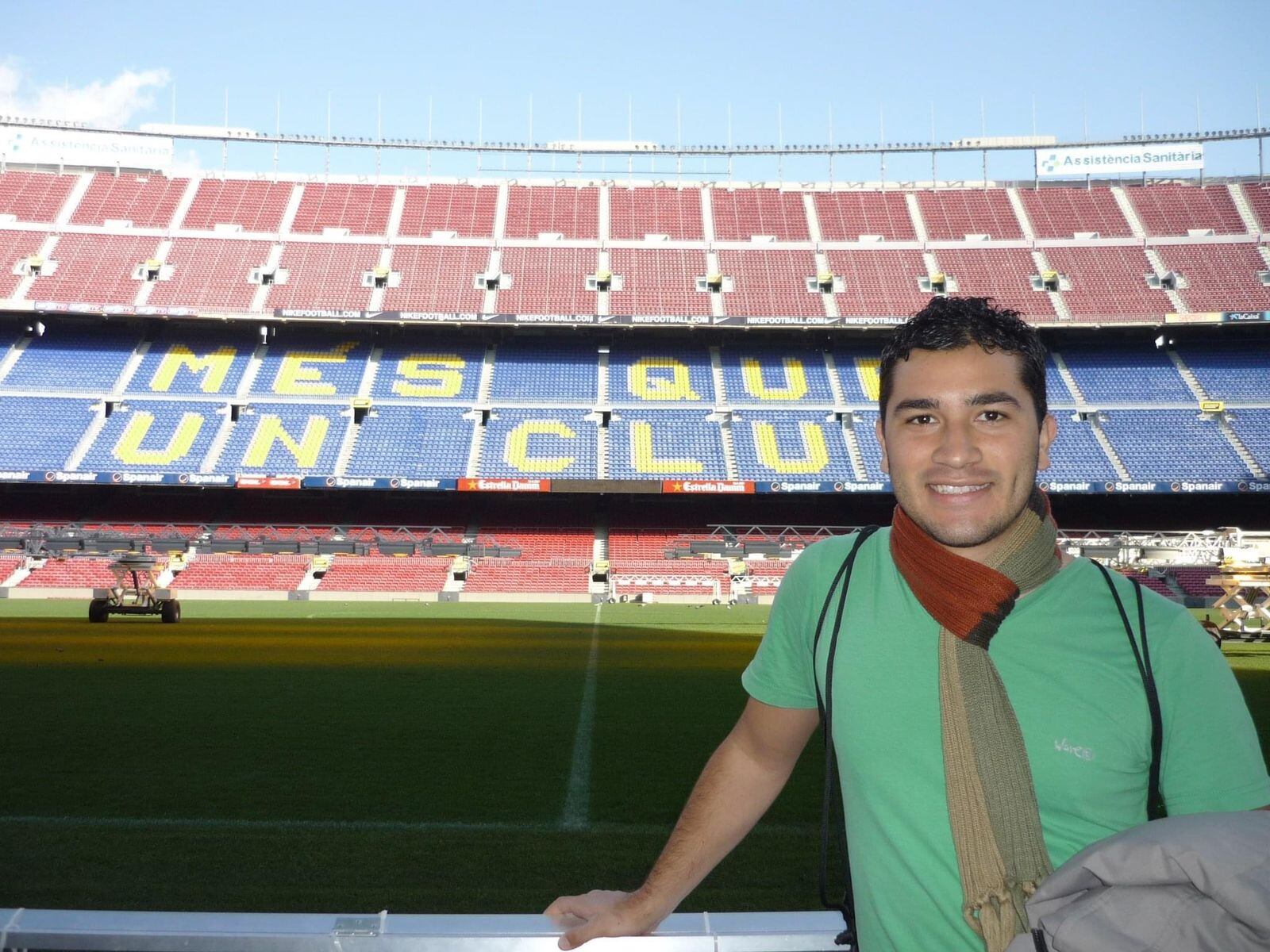 Miguel Calderón, periodista de Canal 7. Cortesía.