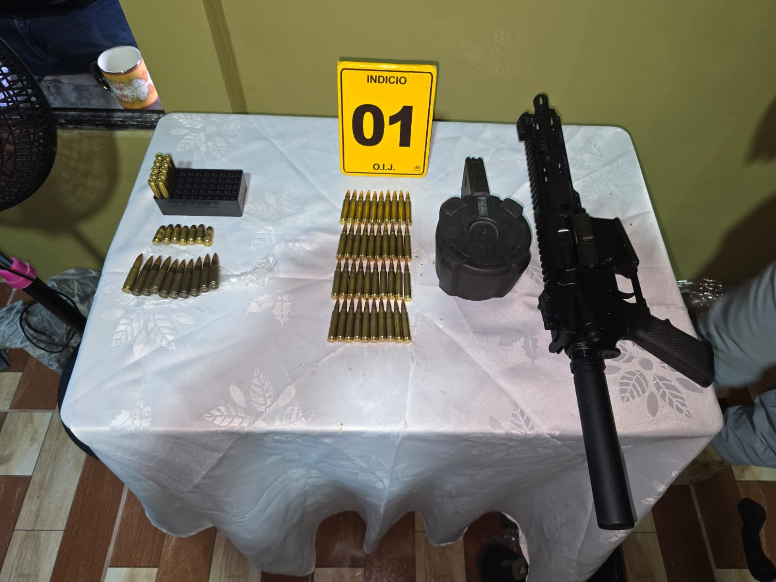 Ortiz fue detenido tras un allanamiento a su casa en Cieneguita.