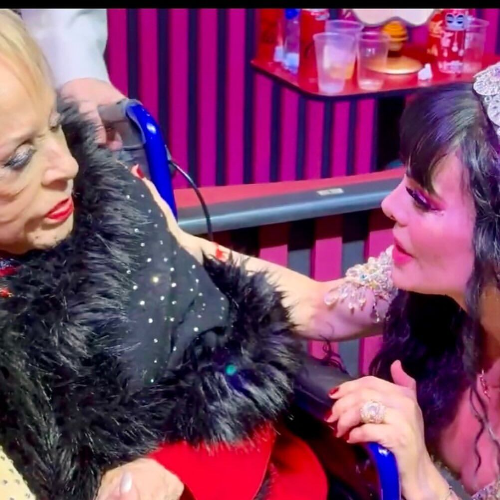 Maribel Guardia despide a Silvia Pinal