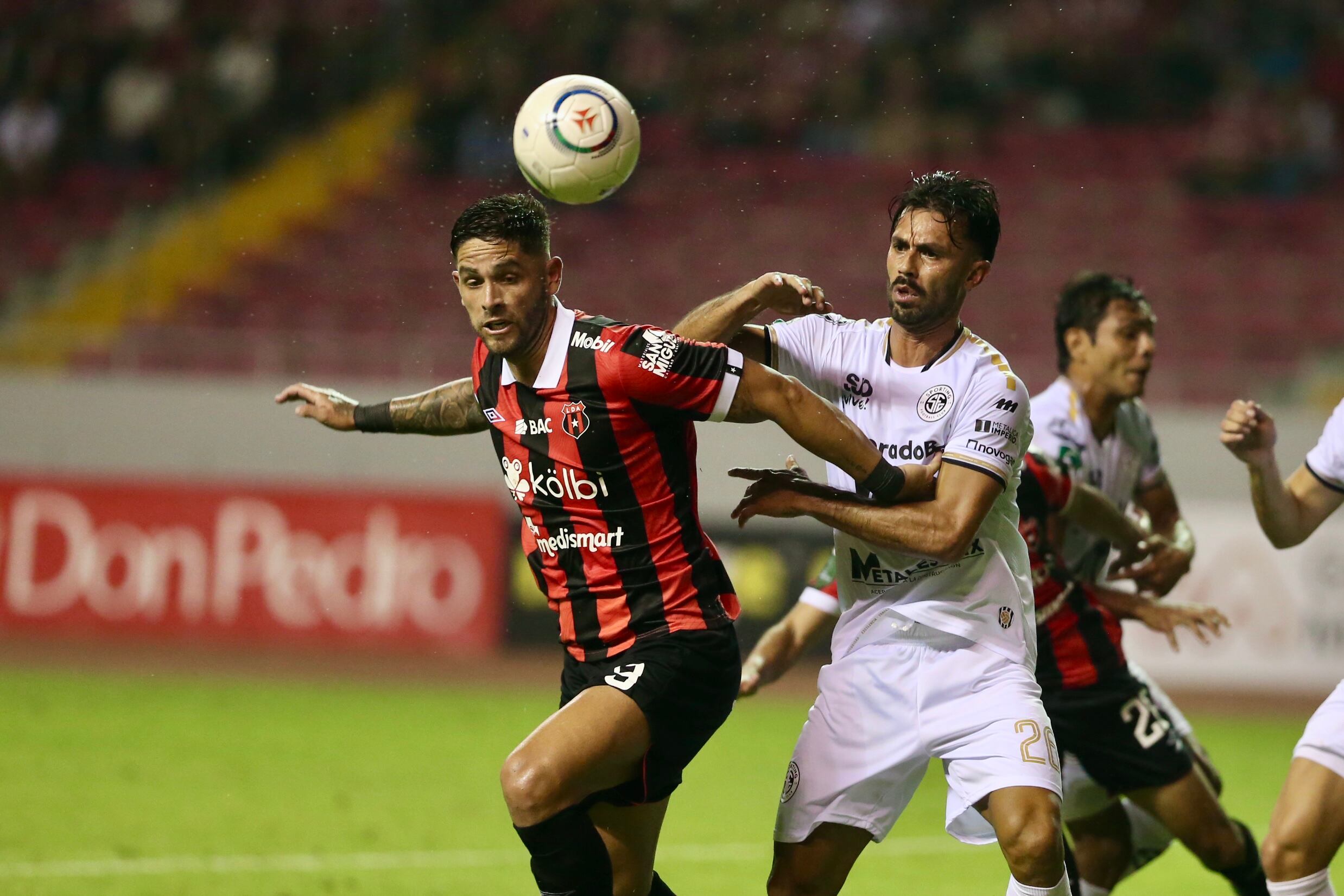 12/01/2024, San Jose, Estadio Nacional, partido de la jornada 1 del torneo de clausura 2024 entre Liga Deportiva Alajuelense y el Sporting FC.