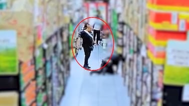 Buscan a hombre que agredió brutalmente a guarda en supermercado en Alajuela