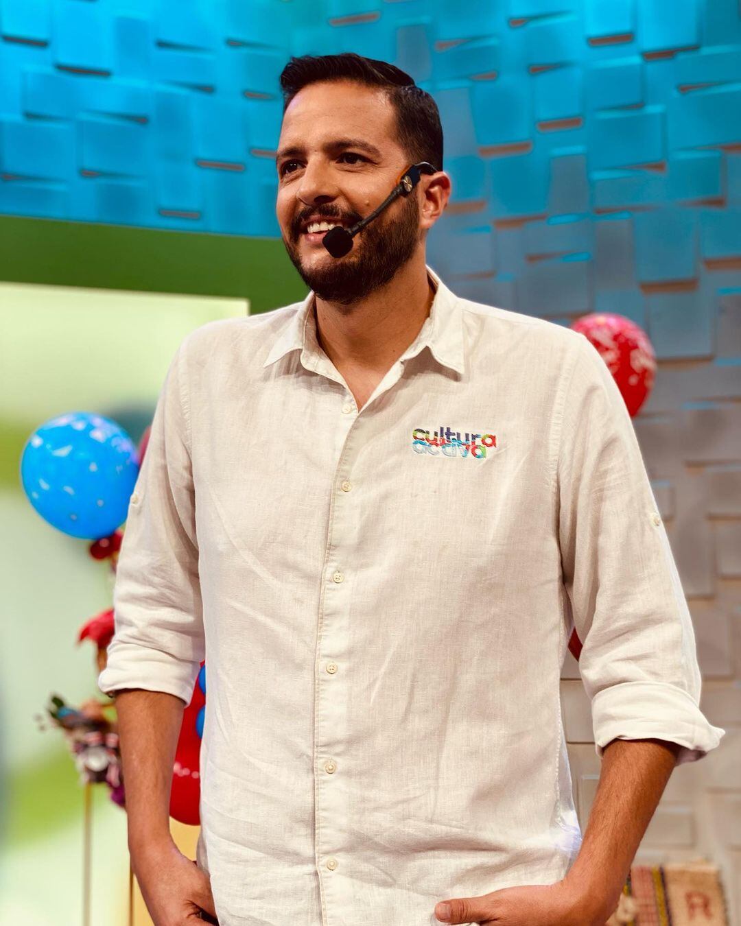 Max Barberena, retahilero y presentador de canal 7