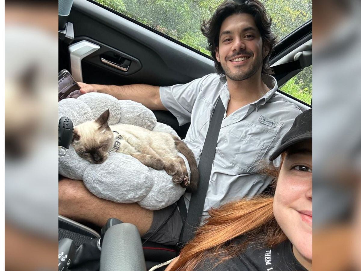 Gabriela, Bryan y Pan Dulce forman un familia cada vez más común en la sociedad costarricense. Crédito: Cortesía.