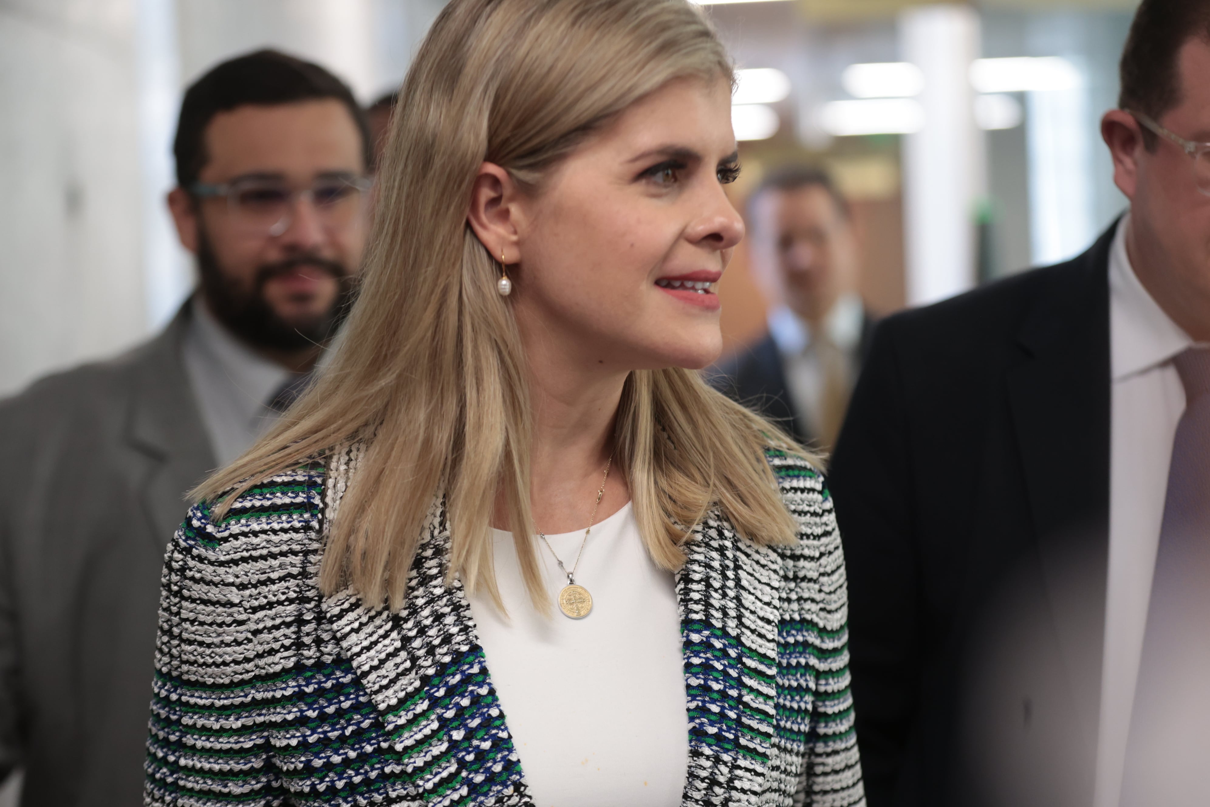 Reunión Laura Fernández con diputados del Frente Amplio / Foto John Durán