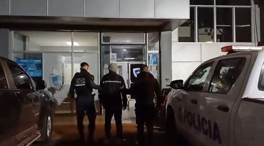 Artavia fue detenido poco después del ataque. Foto MSP.