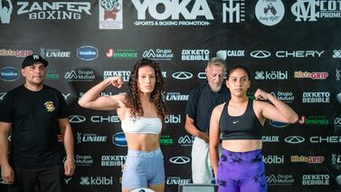 Yokasta Valle apadrina y lanza al profesionalismo a aguerrida boxeadora de 19 años