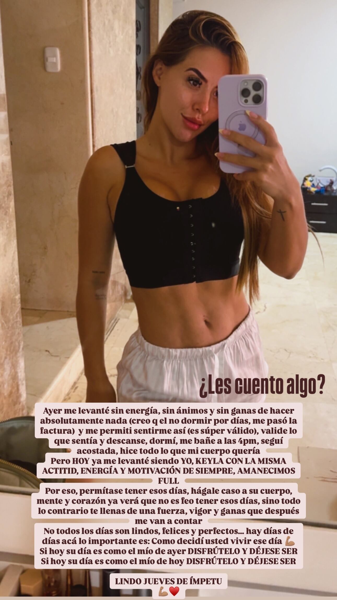 Keyla Sánchez, expresentadora de canal 7