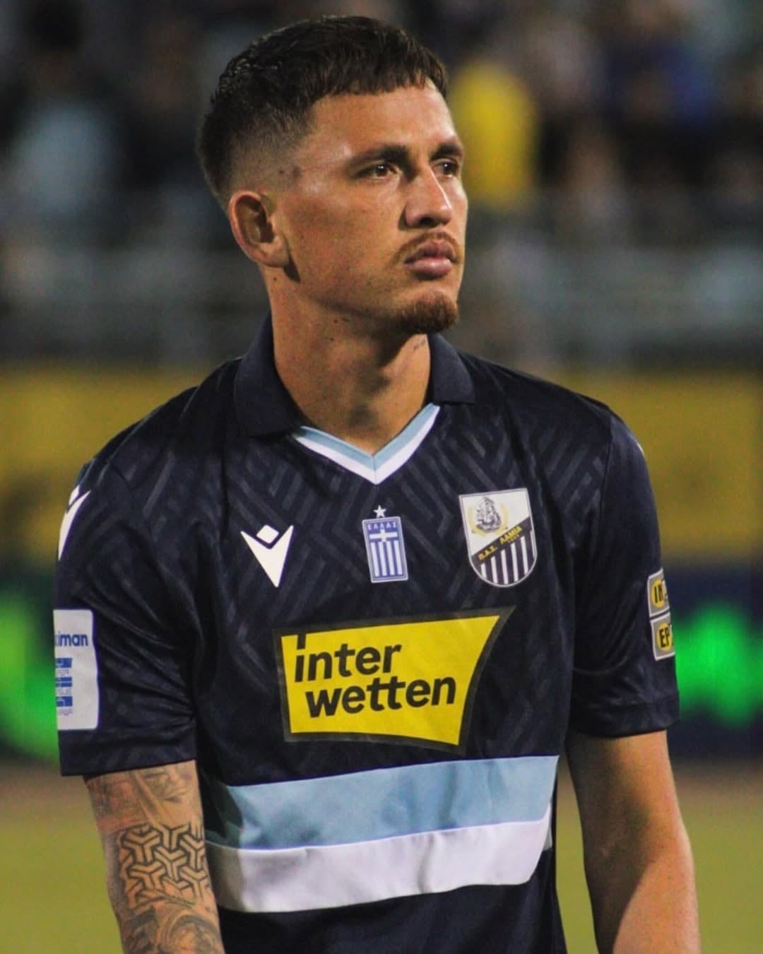 Jugador Cristopher Núñez González, volante costarricense.