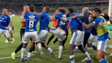 Partido en Brasil termina en batalla campal y una cifra increíble de expulsados