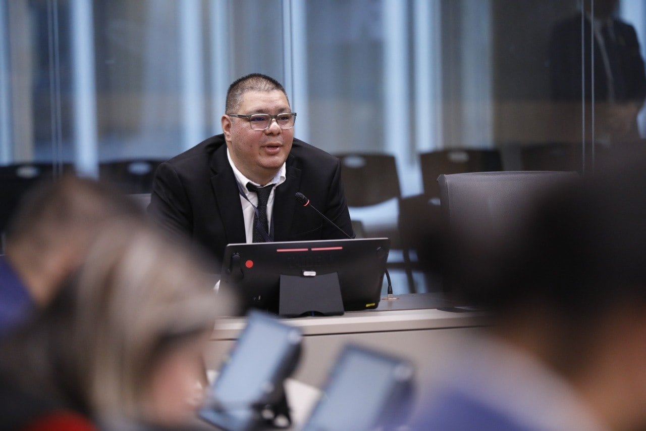 Imágenes de la audiencia ante la Comisión de Junventud de la Asamblea Legislativa, con Cristian Chaves Segura, director del Colegio de Cedros; Leticia Miranda Morales, asistente de dirección; Alexis Calderón Quesada, seguidor de Pueblo Soberano, sobre charla que brindó el joven en el centro educativo.