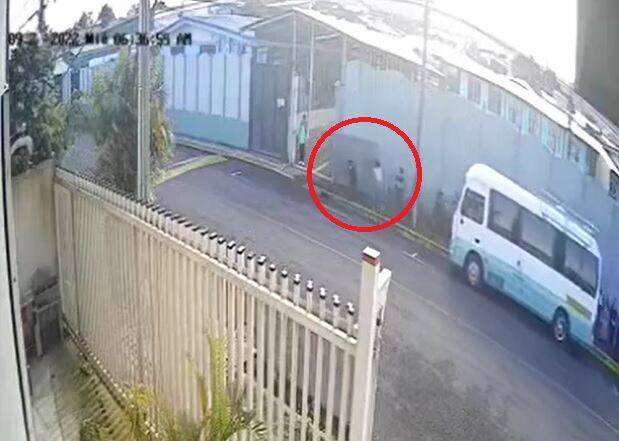 El portón metálico cayó sobre la niña de 8 años y la joven de 20 años que la acompañaba.