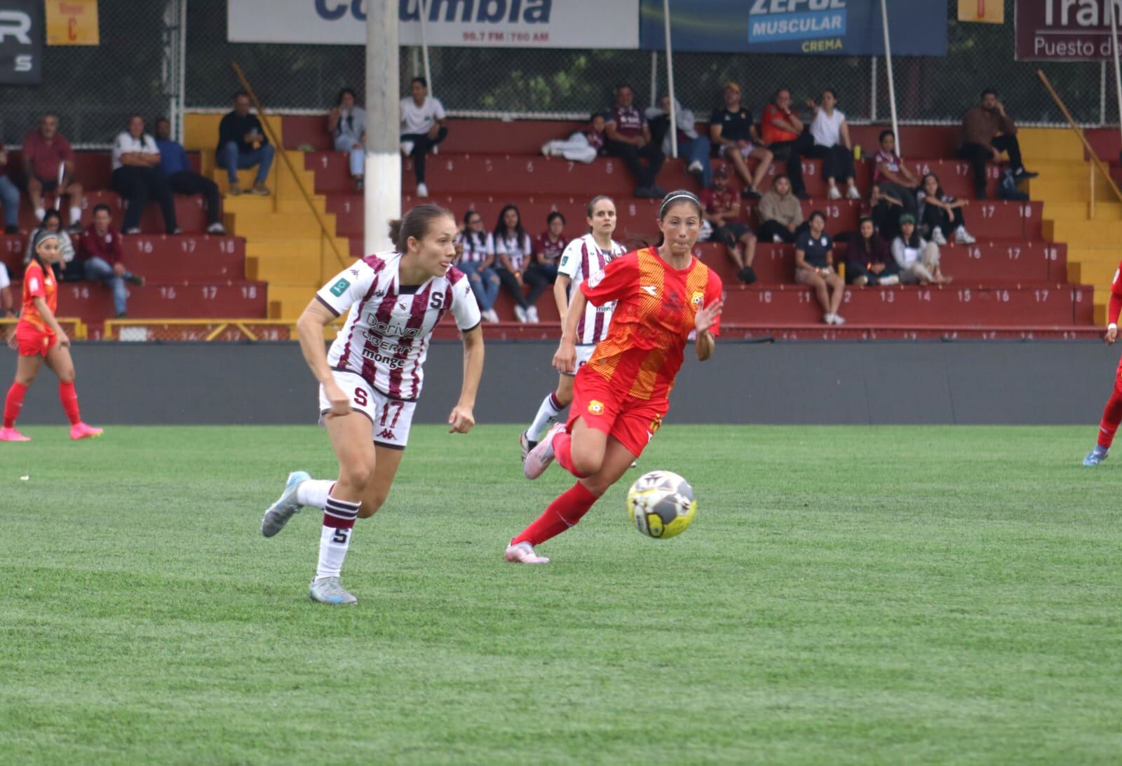Herediano 4 Saprissa 3, fútbol femenino
