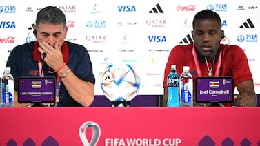 Joel Campbell reaccionó a los balazos de Rónald Gómez a Luis Fernando Suárez