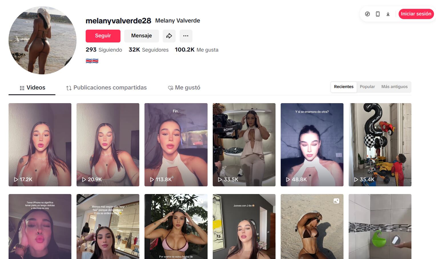 Melanie Valverde, esposa de Marvin Loría