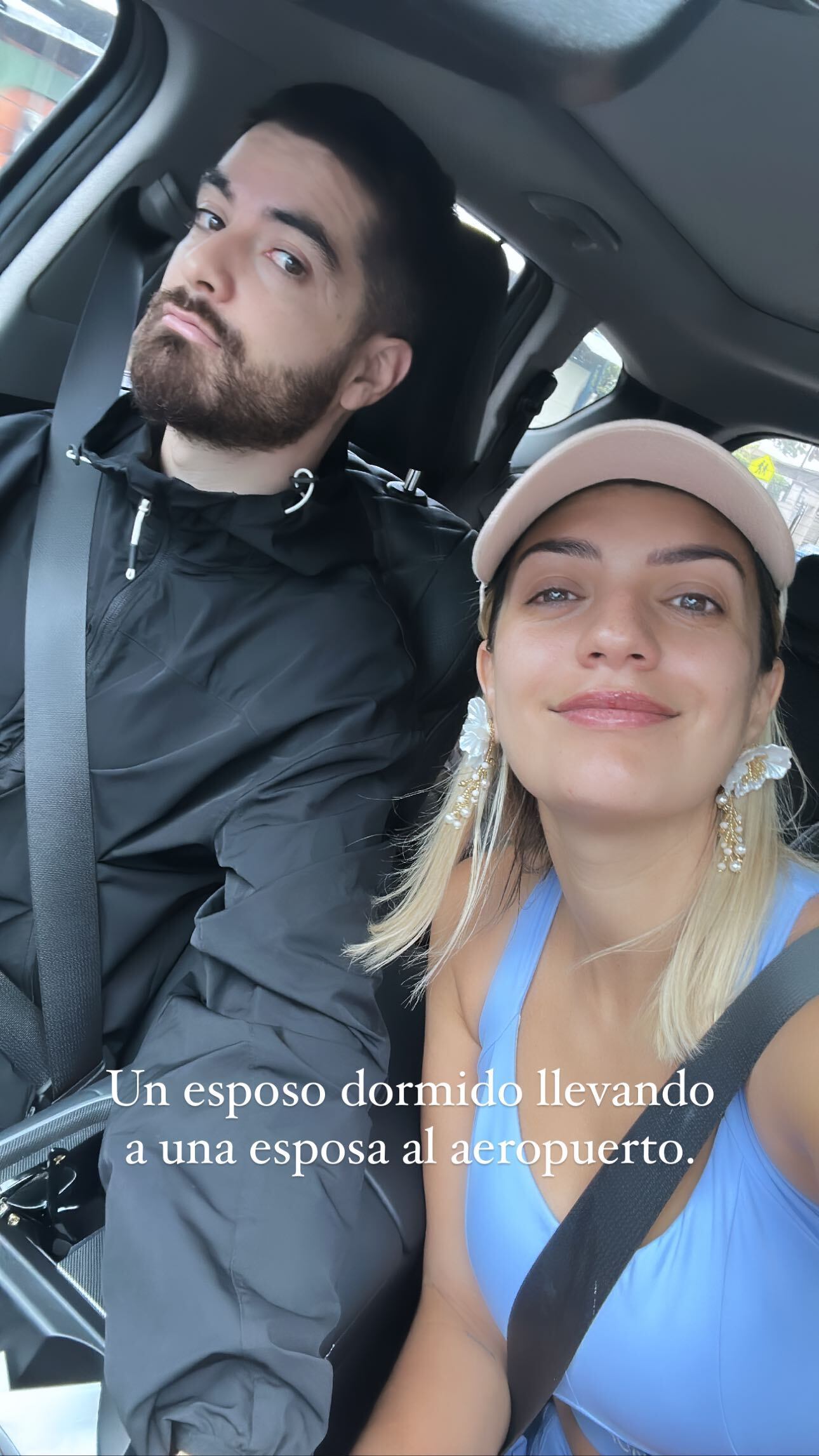 Sheiris Montero y Grevin Morgan. Sharon Segura y su esposo Daniem.