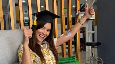 María González tuvo la graduación más importante y más dura de su vida