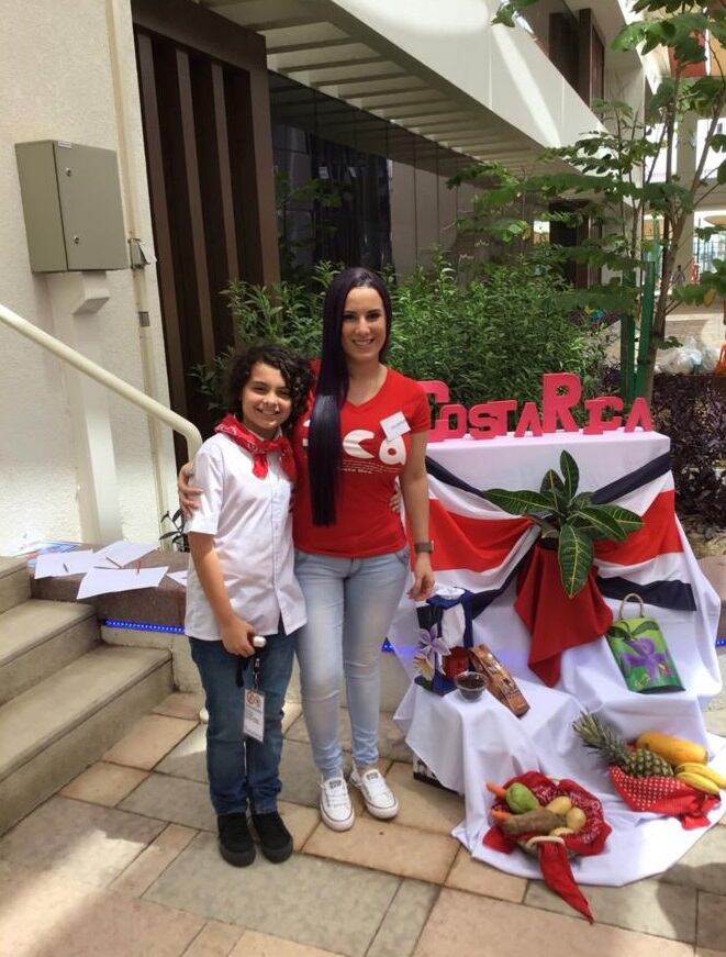 Laura Hernández, tica en Catar. Cortesía.