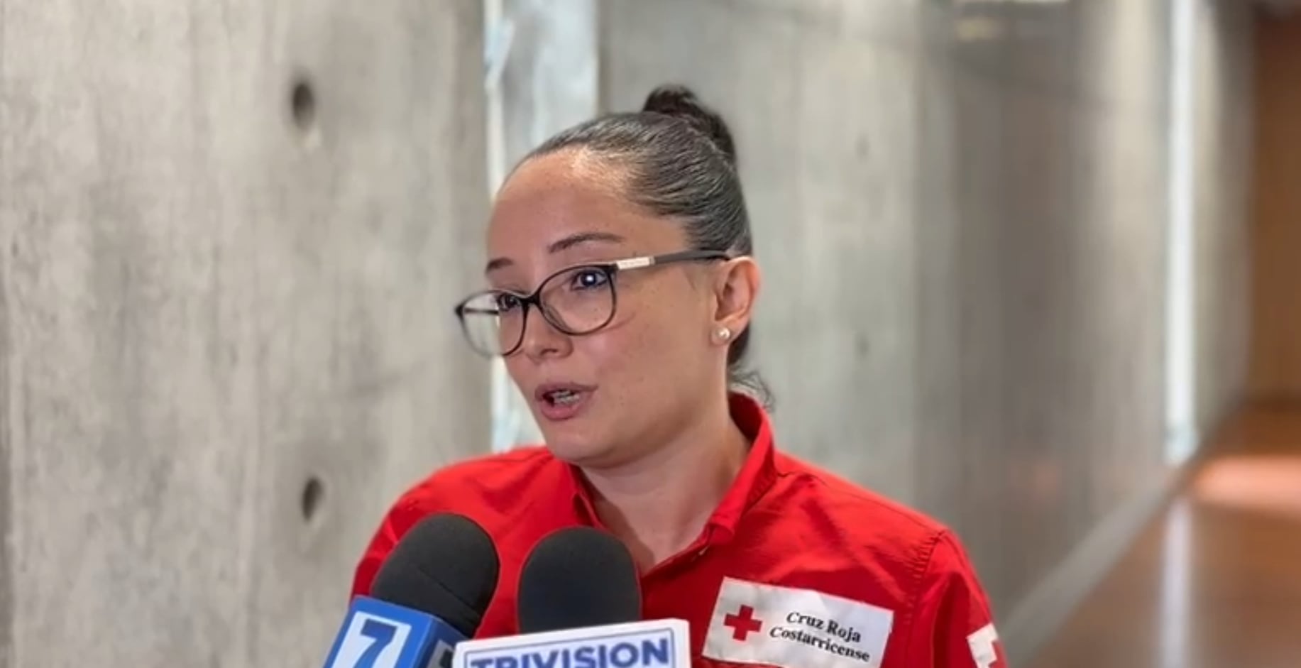 La presidenta de Cruz Roja, Dyanne Marenco habló de las situaciones que aquejan a la institución. Foto: Captura de video