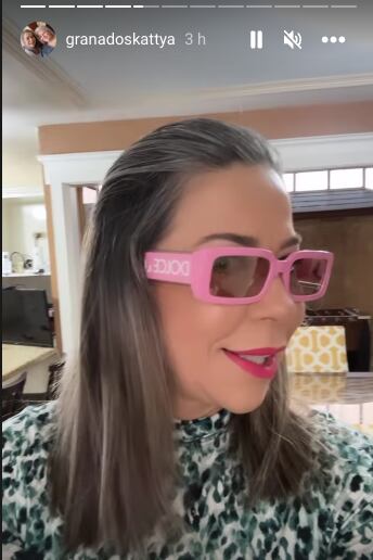 Lentes Dolce & Gabbana de Kattya Granados, mamá de Keyla Sánchez. Instagram