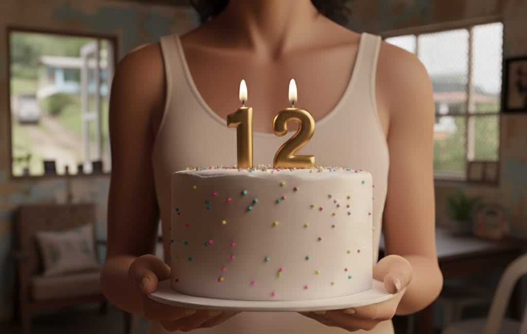 El mayor deseo de Annett era regresar a su casa pra celebrar el cumpleaños de su hijo menor. Imagen generada con IA.