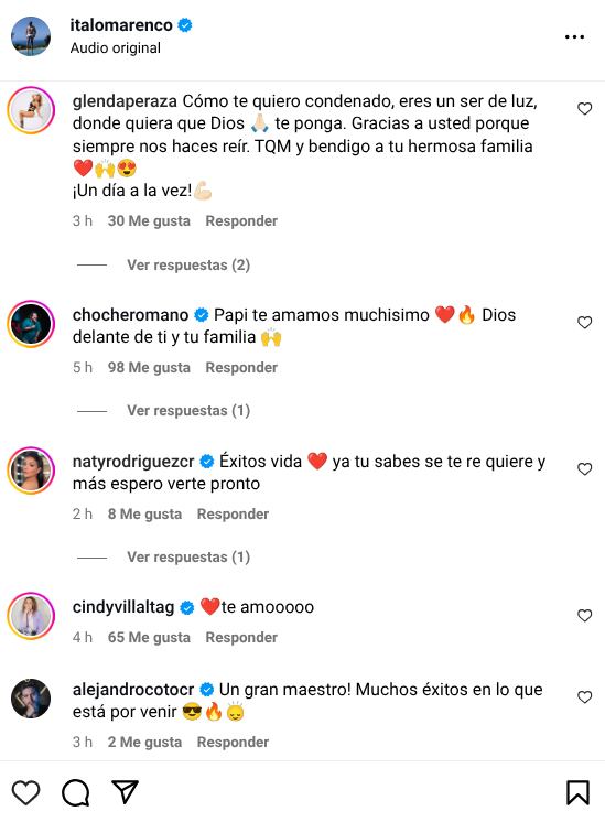 Lussania Víquez, Glenda Peraza, Ericka Morera… Conocidos reaccionan a renuncia de Ítalo Marenco de Repretel