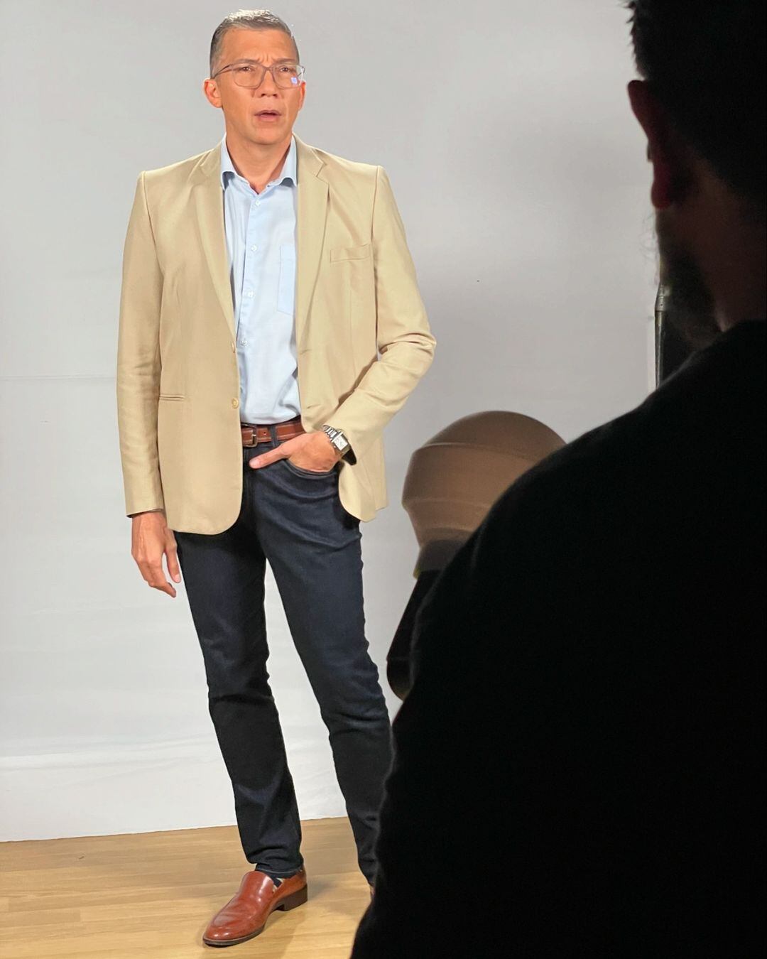 Édgar Silva, presentador y periodista de canal 7, Teletica