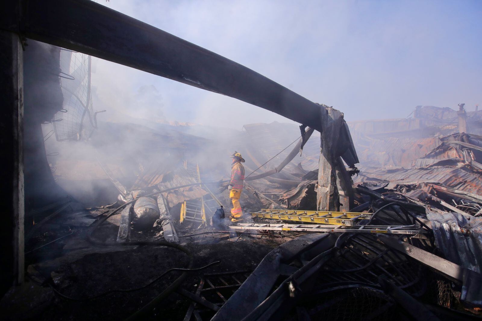 Incendio en San Pedro