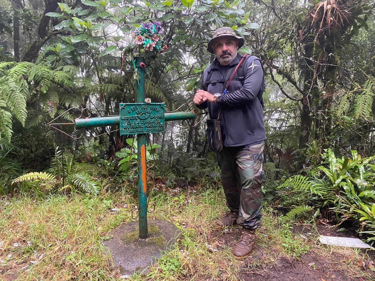 Tragedia aérea de Pico Blanco llevó 35 años a rescatista al mismo sitio donde 23 personas fallecieron