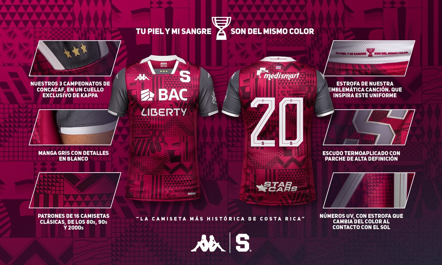 Uniforme de Saprissa para el Torneo Apertura 2024