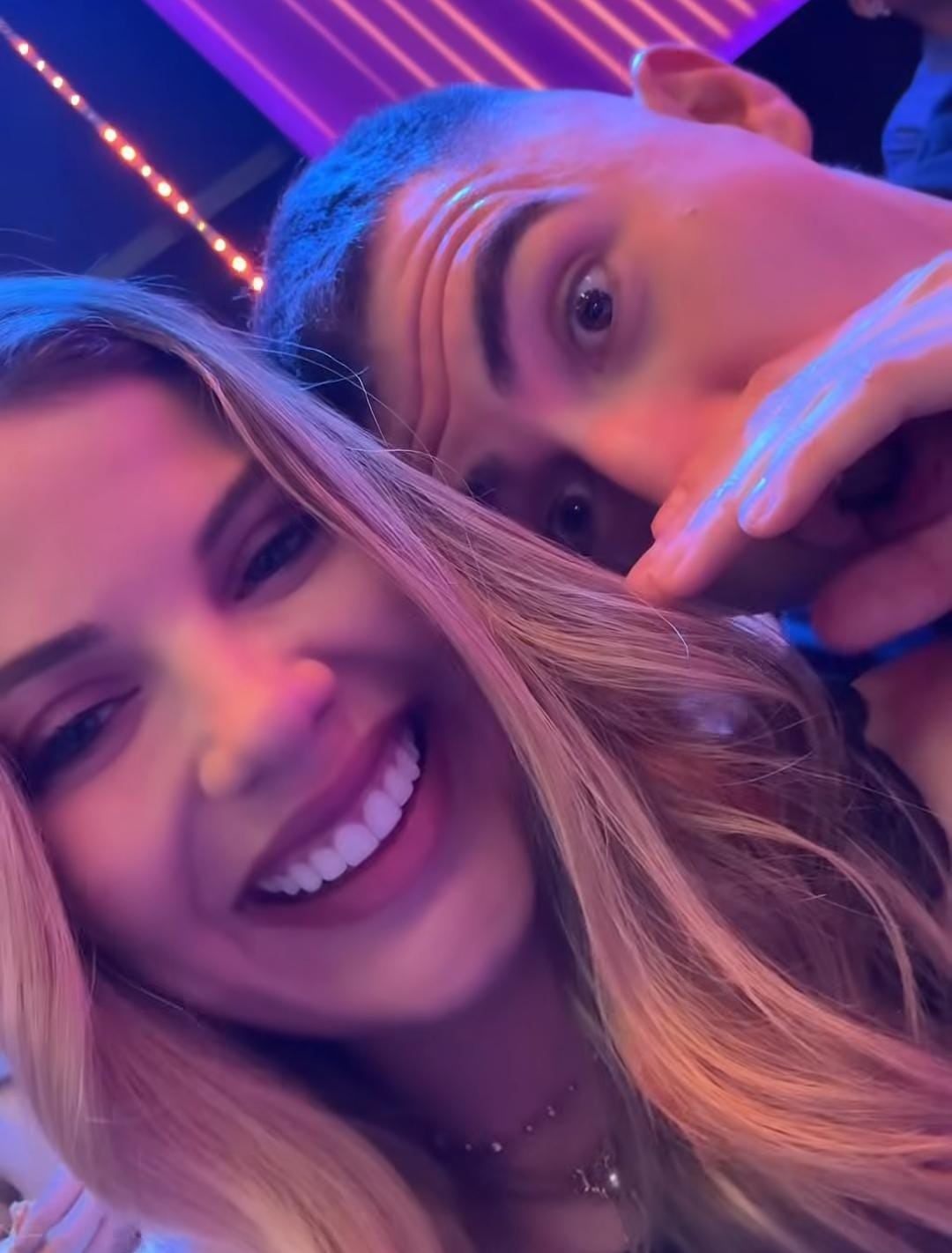 Fernán Faerrón y Laura Ortega estuvieron entre el público durante la segunda gala de Mira quién baila.