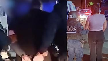 Vea las imágenes de cómo llegó el sospechoso del doble homicidio de primos en bar a suelo tico