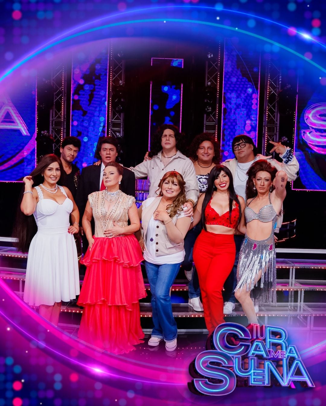 Gustavo "Tavo" Gamboa en el programa Tu cara me suena de Teletica.