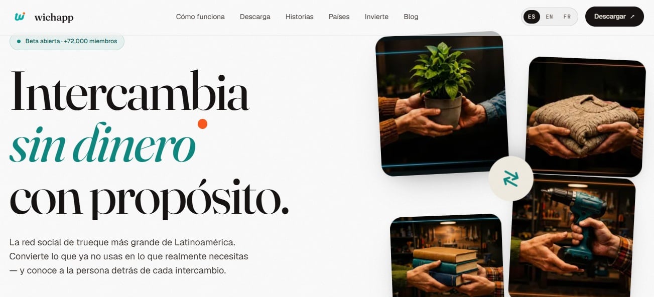 WichApp fue creada por Francisco Gutiérrez quien convirtió una necesidad familiar en una plataforma que ya suma miles de descargas y unos 10.000 productos y servicios disponibles para el cambalache