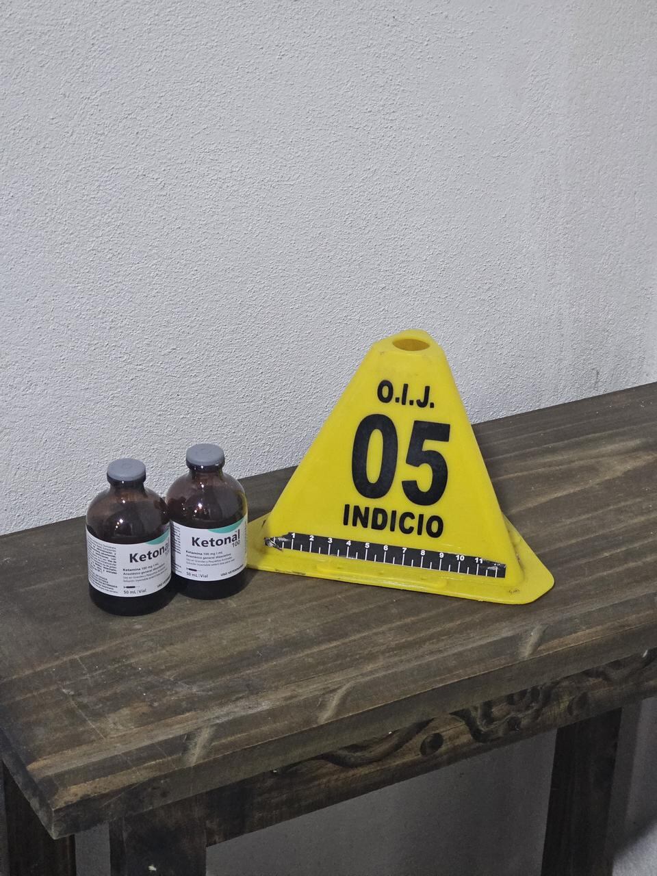 Desmantelan banda sospechosa de traficar cocaína rosada. Foto OIJ.