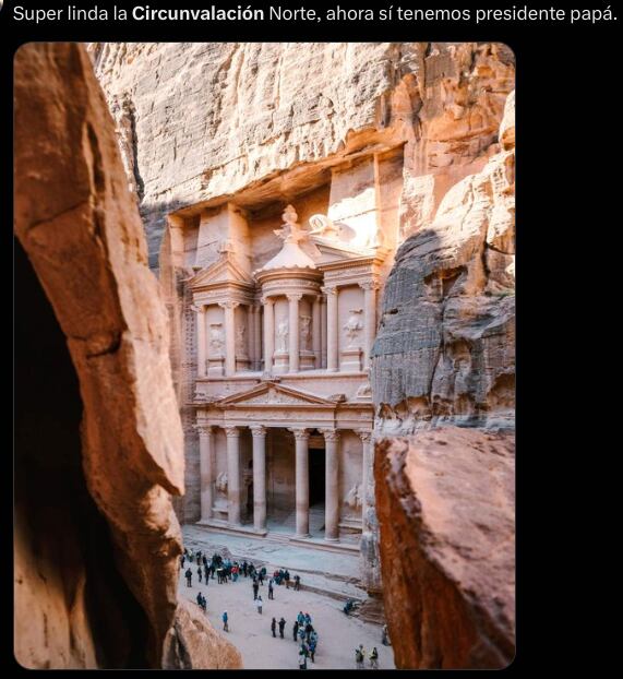 Los memes no perdonan y así compararon los ticos el último tramo de Circunvalación Norte. Captura de pantalla.