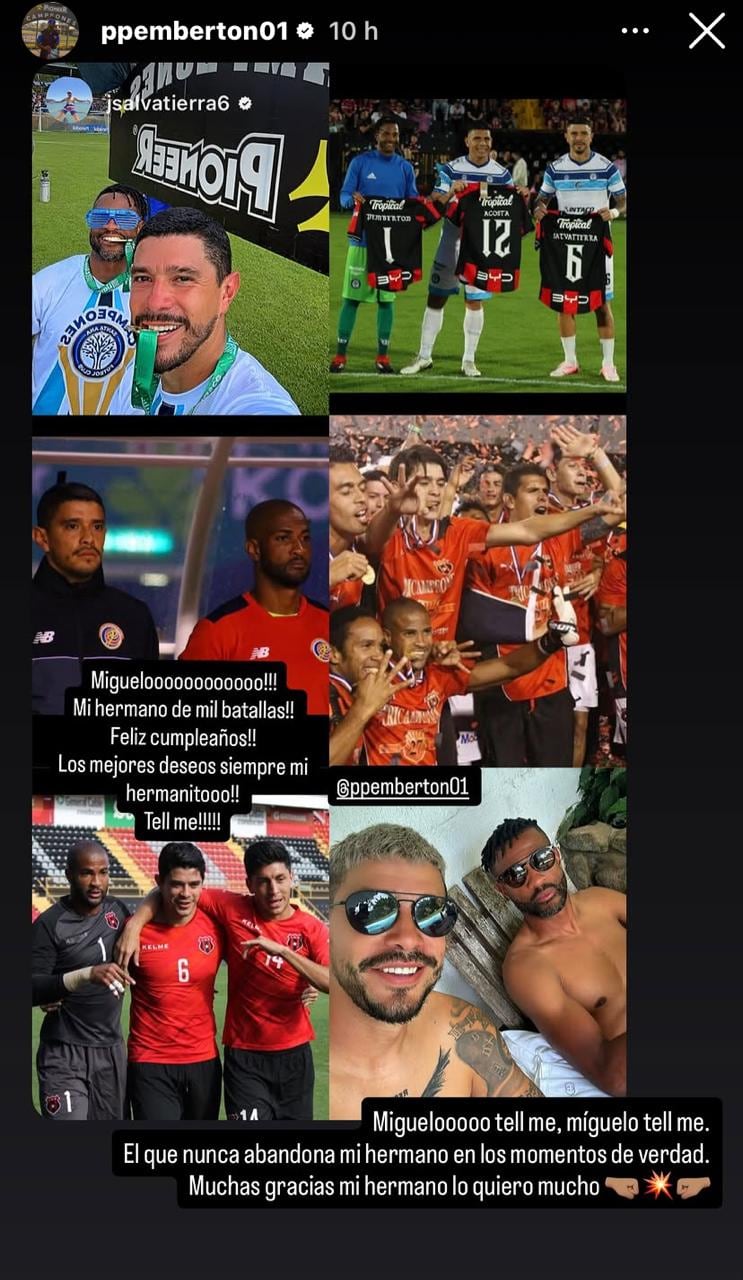 Patrick Pemberton cumplió 44 años este viernes.