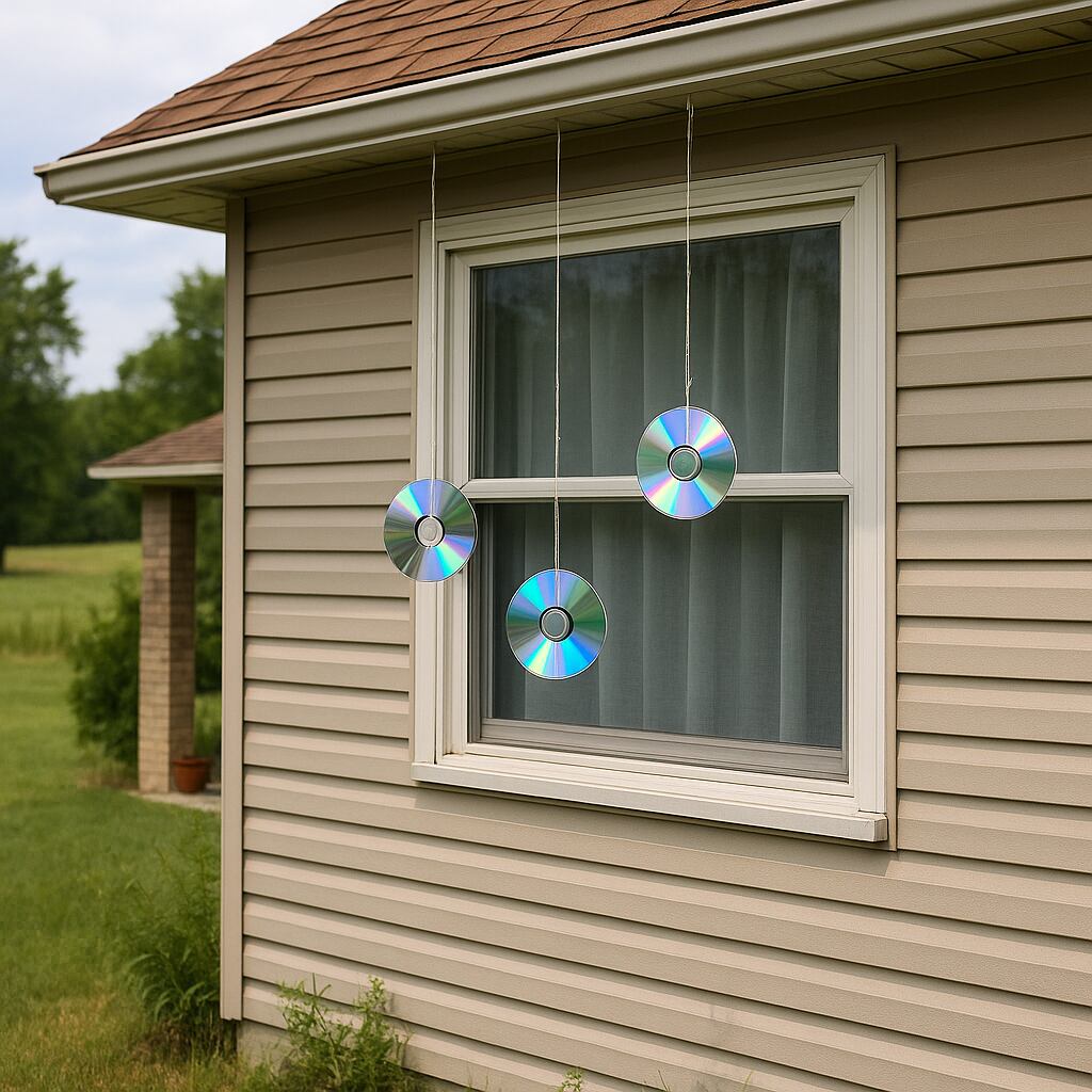 Los reflejos de luz son un método sencillo y ético para alejar a las aves urbanas.