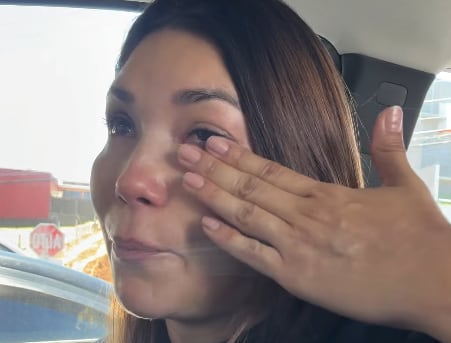 Ginnés Rodríguez anuncia que este viernes 13 de marzo ya se tiene que internar en el hospital para su operación en la columna y llora del susto.