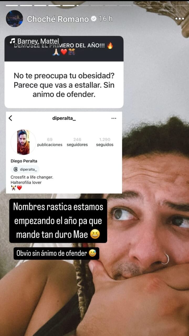 Choché Romano se defendió con todo de dura crítica