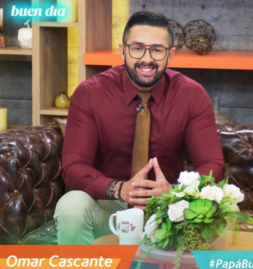 Omar Cascante, presentador y periodista de Buen día. Instagram
