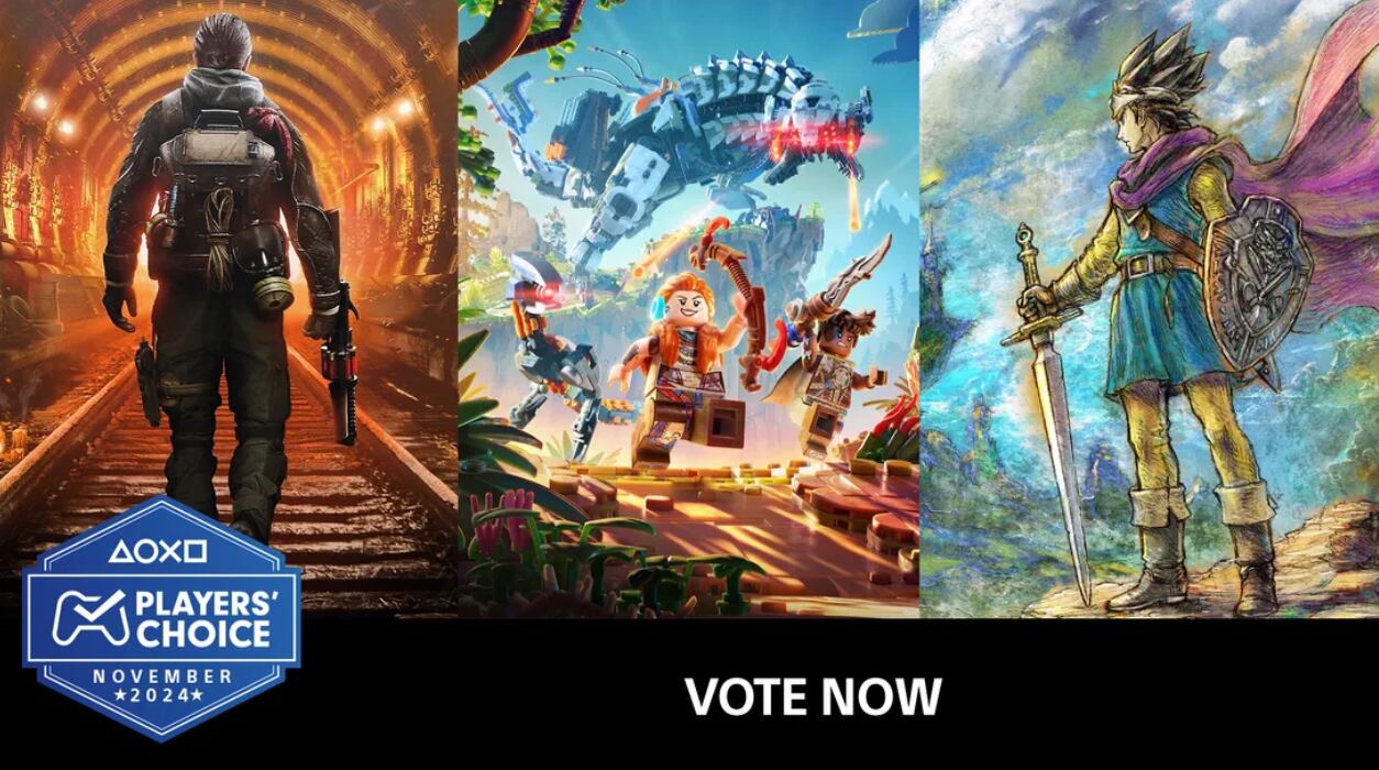 PlayStation invita a sus jugadores a elegir el mejor juego de noviembre.