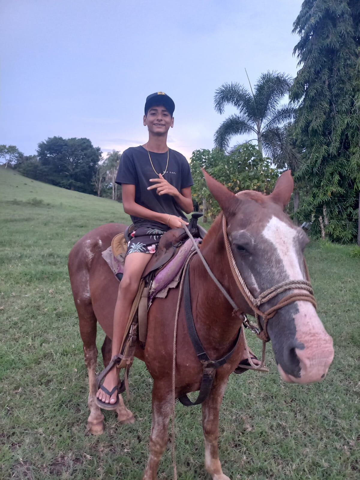 Dominik Biga, joven fallecido en accidente. Foto autorizada por Edith Reyes.