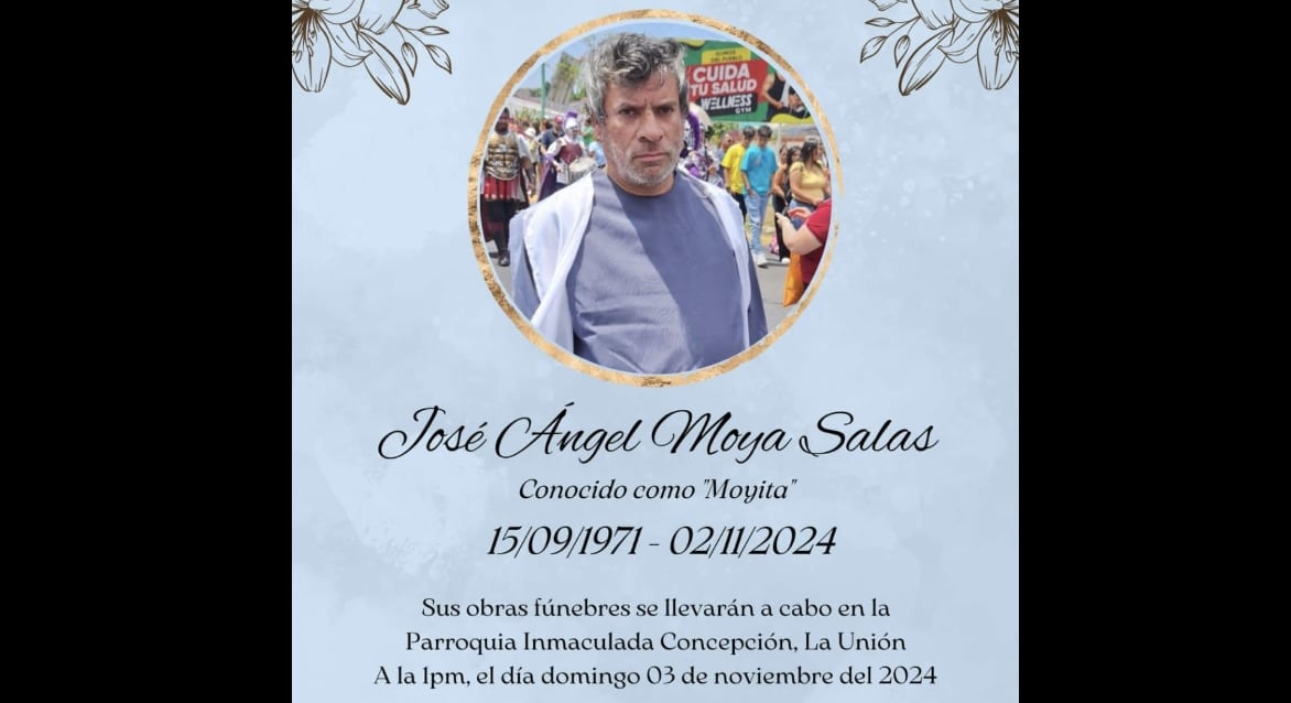 José Ángel Moya conocido por su frase Pegando Porte y la Vara falleció