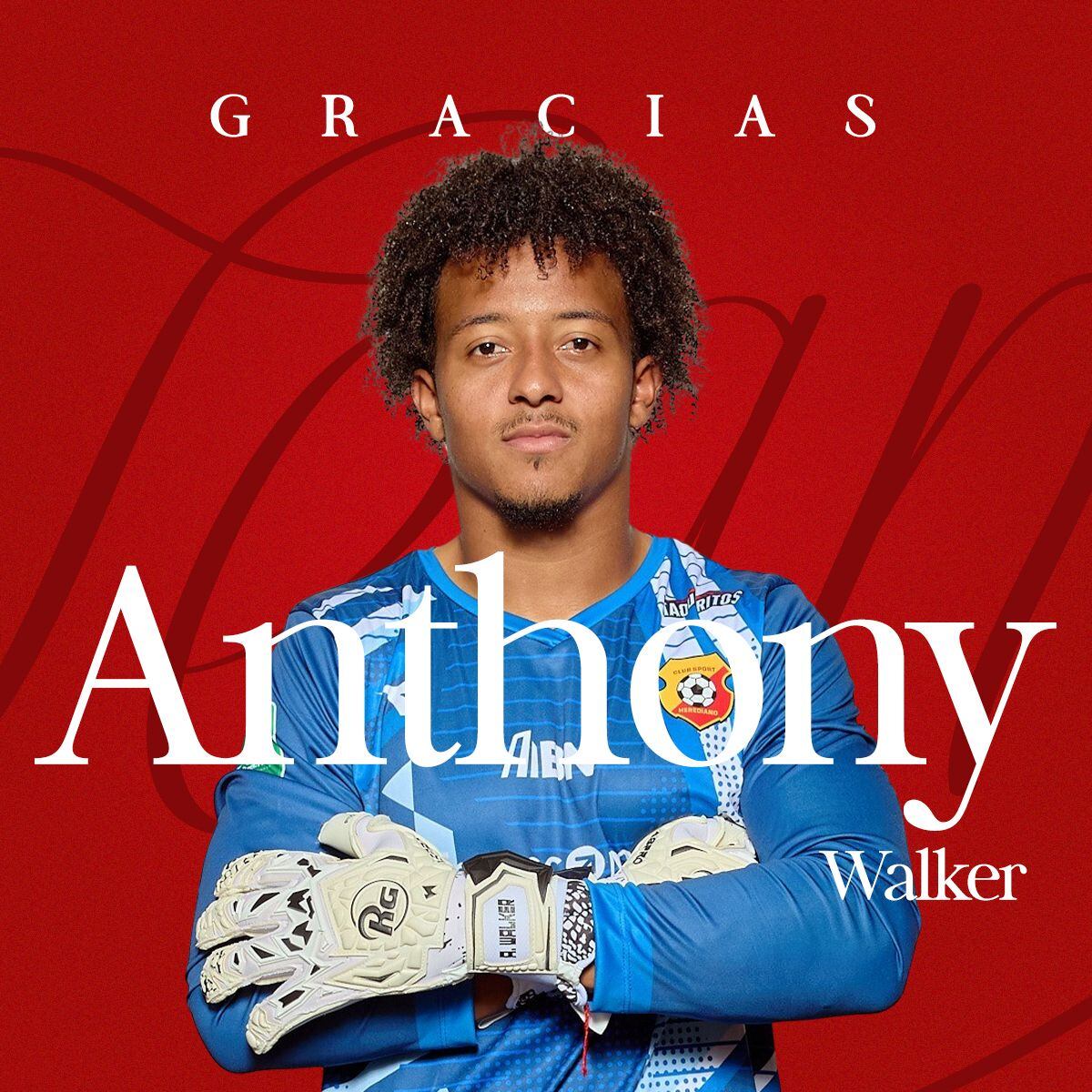 El portero Anthony Walker no seguirá en el Herediano. Prensa CSH.