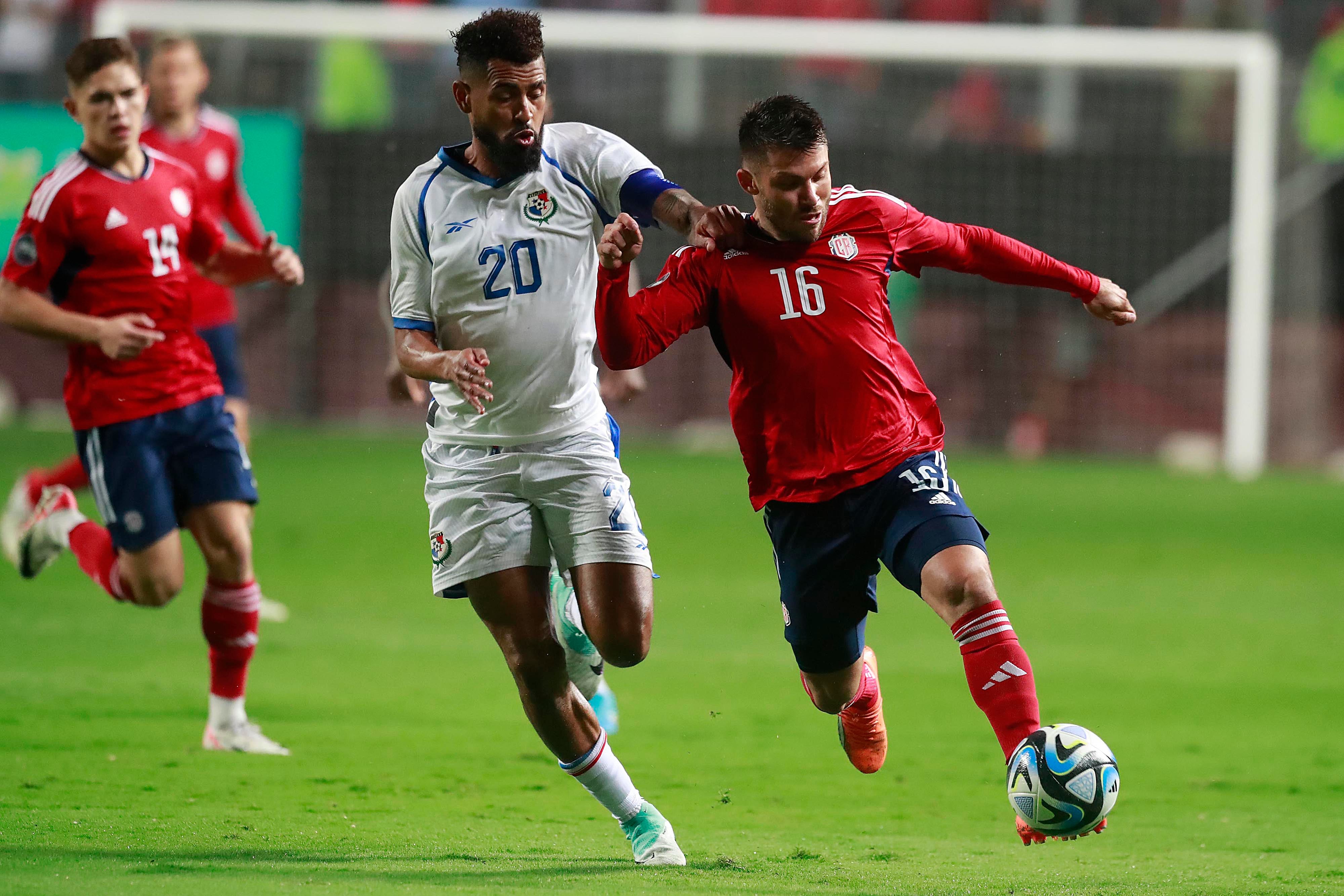 16/11/2023 Estadio Ricardo Saprissa, Tibás. La Selección Nacional de Costa Rica recibió a la Selección de Panamá, en partido de ida por los Cuartos de Final de la Liga de Naciones de Concacaf.