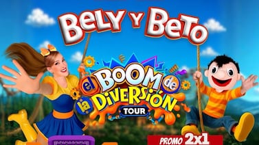 Si su hijo ama a Bely y Beto, este domingo tiene una cita que no se puede perder
