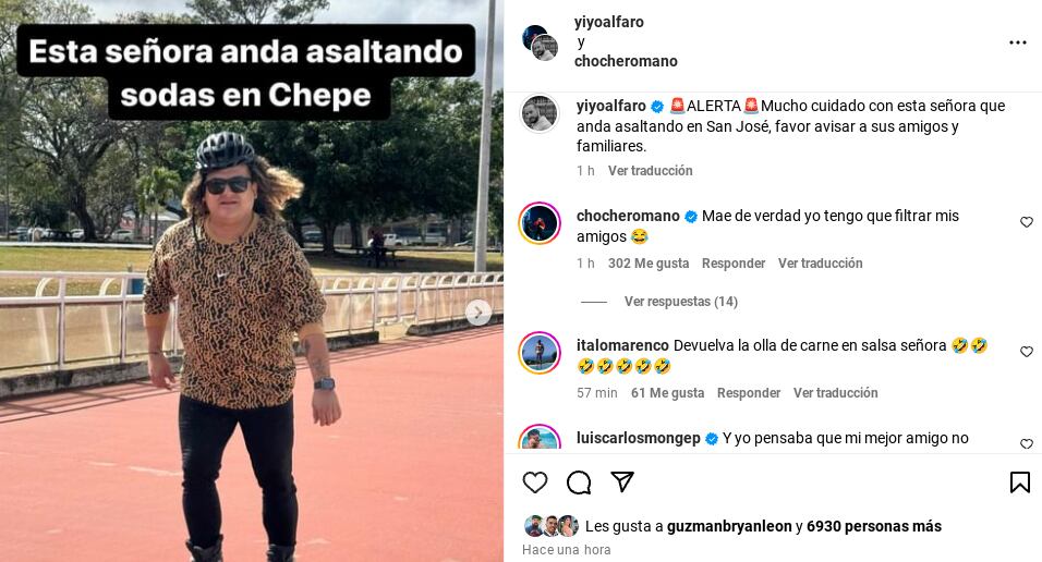 Choché Romano y Yiyo Alfaro