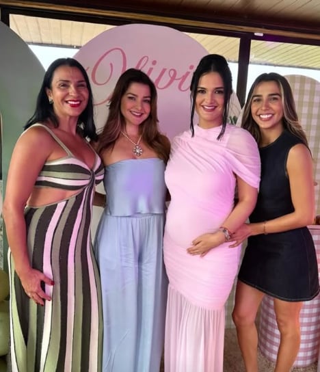 La presentadora Natalia Álvarez, presentadora de ESPN, celebró el primer 'baby shower' de su hija Olivia