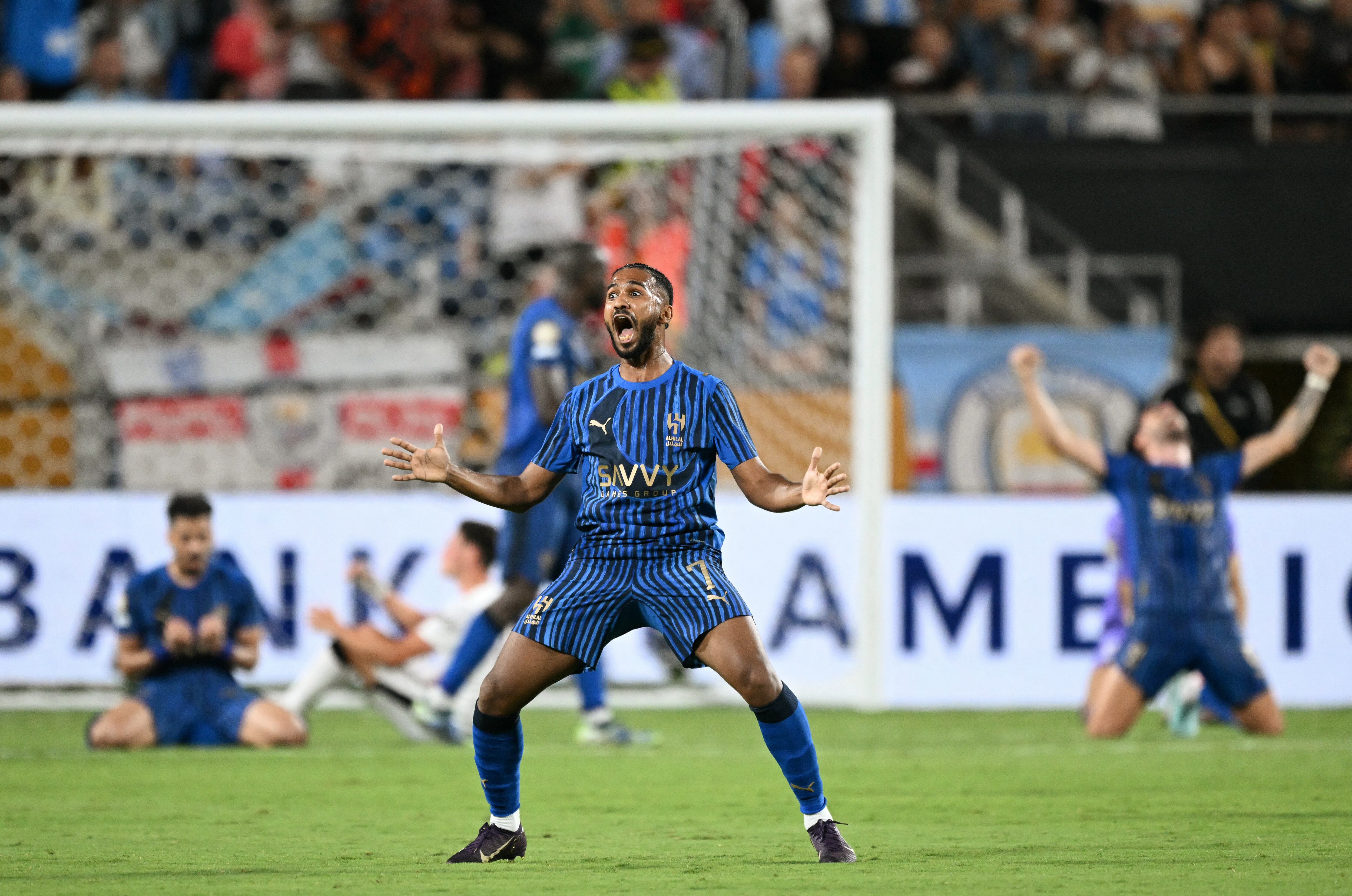 El Al Hilal de Arabia Saudí derrotó al Manchester City en los octavos de final del Mundial de Clubes. AFP.