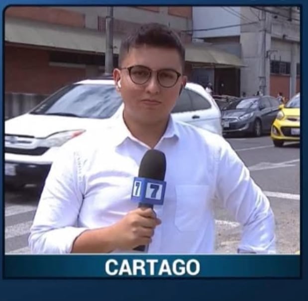 Periodista Jason Ureña, de Telenoticias.